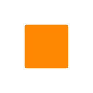 *LABELS SQUARE 46 X 46 ORANGE 1000