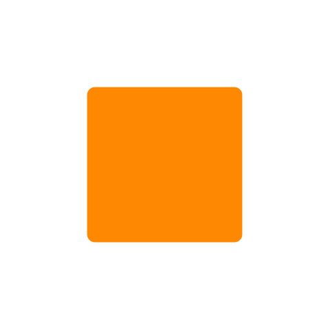 *LABELS SQUARE 46 X 46 ORANGE 1000