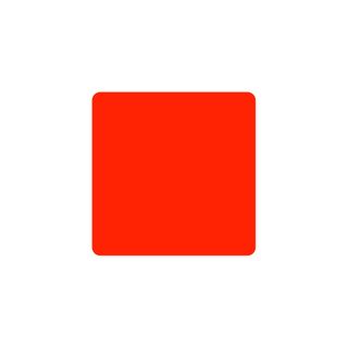 *LABELS SQUARE 46 X 46 RED 1000