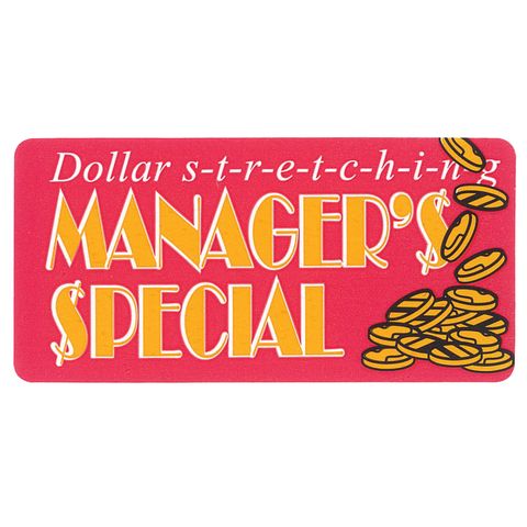LABELS - MANAGERS SPECIAL HALLY 250