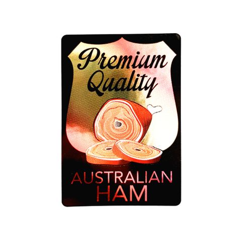 LABELS - PREMIUM QUALITY AUST HAM 500