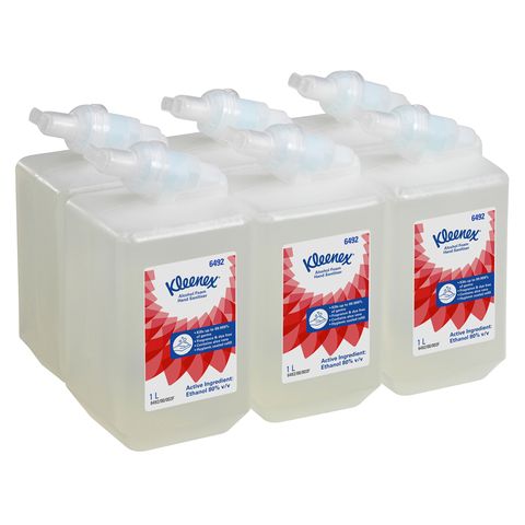 CLEANER SANITISE FOAM 6492 1L X 6/CT BIL