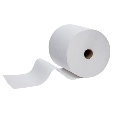 CLEANER TOWEL HARD ROLL WHITE 305MX6