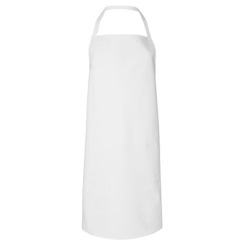 APRON BIB TPU WHITE CORDED