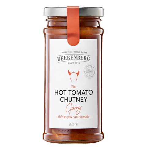 BEERB CHUTNEY HOT TOMATO 260g 8pk