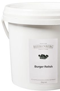 BEERB BURGER RELISH 2kg Bucket 2BKT/CTN