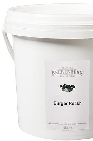 BEERB RELISH BURGER 2kg BUCKET
