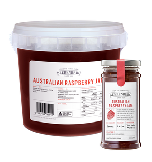 BEERB JAM RASPBERRY 2.4kg BKT MOQ2 BIL