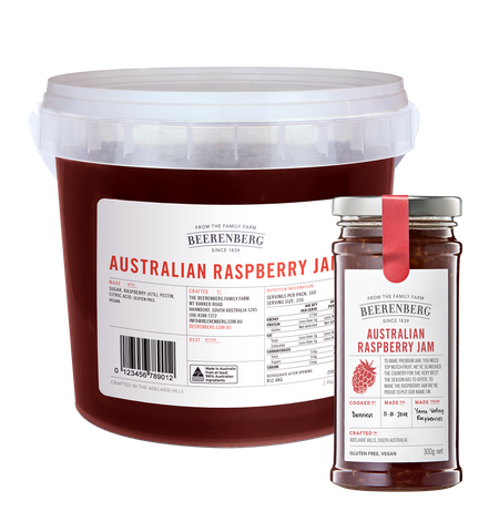 BEERB JAM RASPBERRY 2.4kg BKT MOQ2 BIL