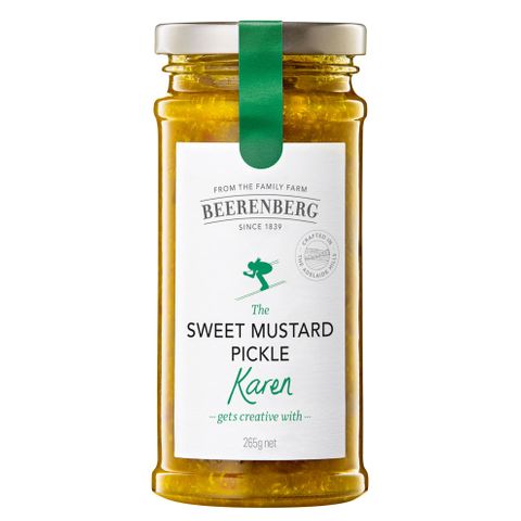 BEERB MUSTARD SWEET PICKLE 265g 8PK