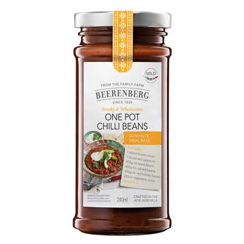 BEERB ONE POT CHILLI BEANS 240ml 8PK