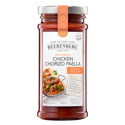 BEERB CHICKEN & CHORIZO PAELLA 240ml CTN