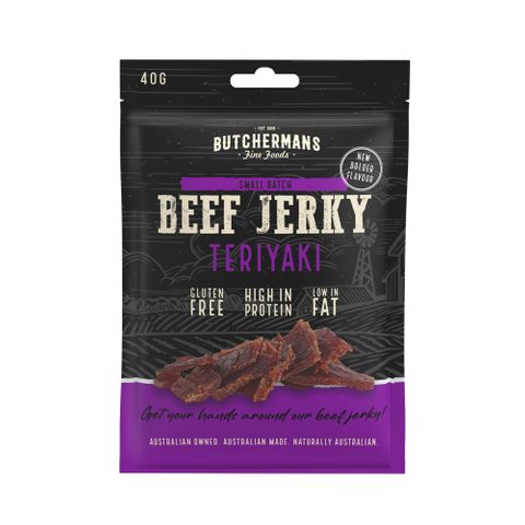 BEEF JERKY TERIYAKI 12 X 40g