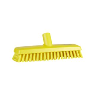 VIKAN DECK SCRUB MED 270MM YLW 28/70436