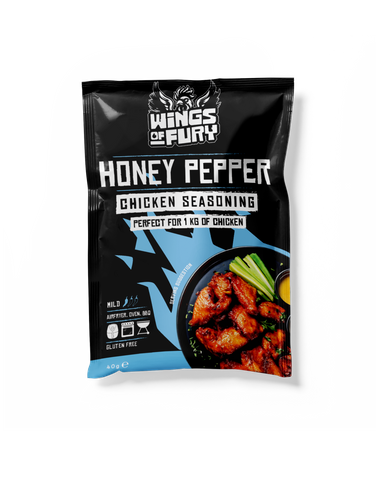 WINGS OF FURY HONEY PEPPR DUST 12X40G FM