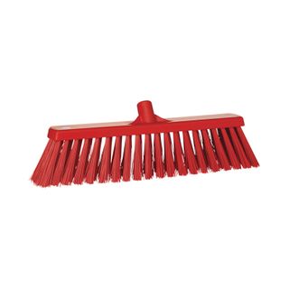 VIKAN HARD BROOM 530MM RED 28/29204