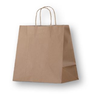 BAG TWIST HANDLE PAPER CARRY LGE 150/CTN