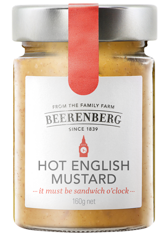 BEERB ENGLISH HOT MUSTARD 160G 8PK