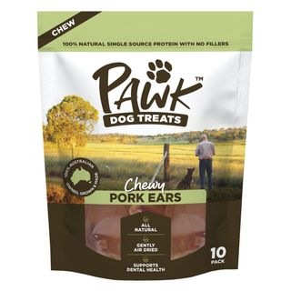 PET TREAT PAWK PORK EAR 4PKS OF 10 EARS