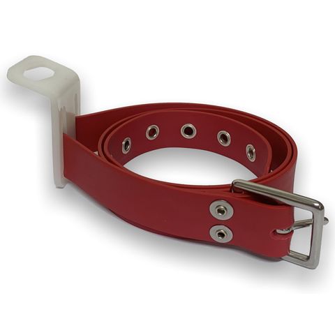 BELT X/LARGE PLASTIC RED (118-136CM)