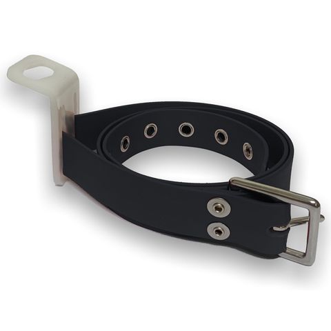 BELT LARGE PLASTIC BLACK (106-124CM)