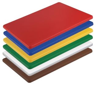 POLY CHOPPING BOARD RED 530X325X20mm