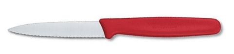 KNIFE PARING RED10cmSERAT VICT6.7731 BIL