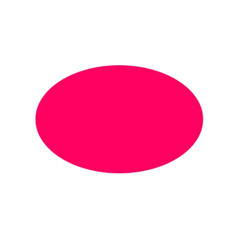 *LABELS OVAL 68 X 43 PINK 1000