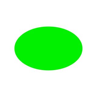 *LABELS OVAL 68 X 43 GREEN 1000