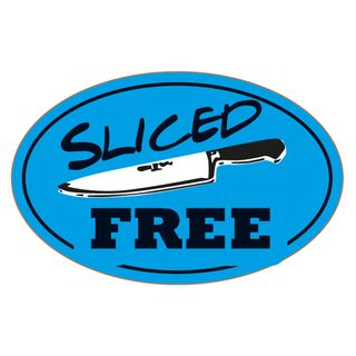 LABELS OVAL 68X43 SLICED FREE 1000