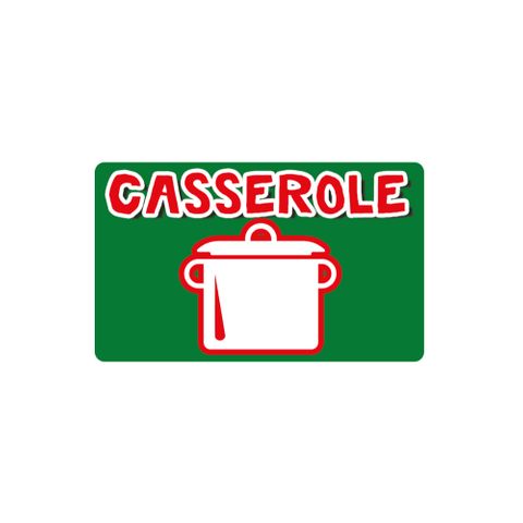 LABELS - RECT 65X40 CASSEROLE 1000