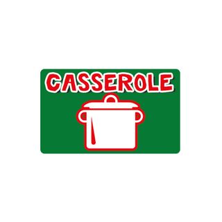 LABELS RECT 65X40 CASSEROLE 1000