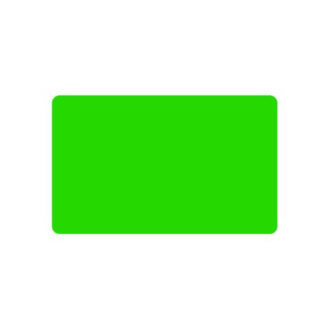 *LABELS RECTANGULAR 65 X 40 GREEN 1000