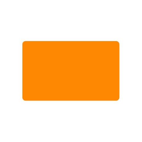 *LABELS RECTANGULAR 65 X 40 ORANGE 1000