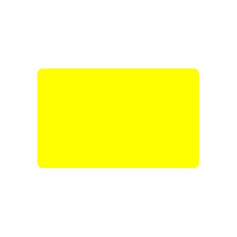 *LABELS RECTANGULAR 65 X 40 YELLOW 1000