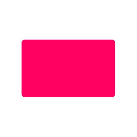 *LABELS RECTANGULAR 65 X 40 PINK 1000