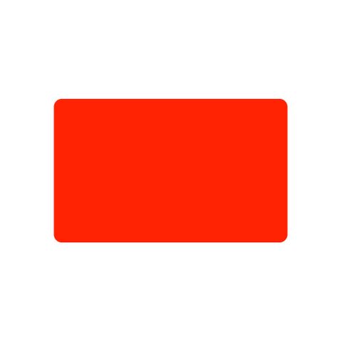 *LABELS RECTANGULAR 65 X 40 RED 1000