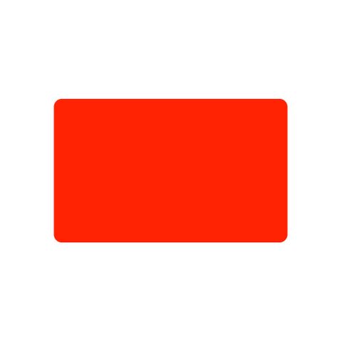 *LABELS - RECTANGULAR 65 X 40 RED 1000