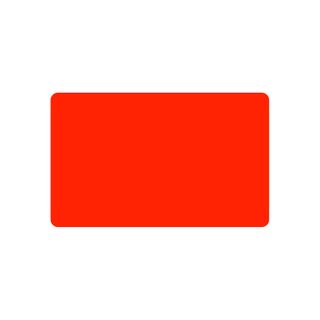 *LABELS RECTANGULAR 65 X 40 RED 1000