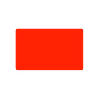 *LABELS - RECTANGULAR 65 X 40 RED 1000