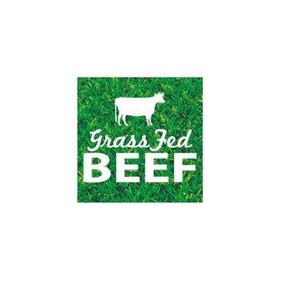 LABELS SQUARE GRASS FED BEEF 1000