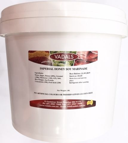 MARINADE IMPERIAL HONEY SOY VADALS 10L