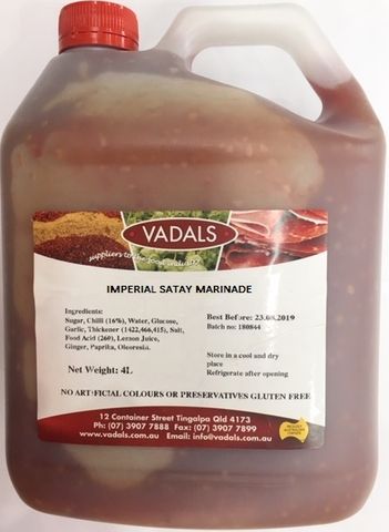 MARINADE IMPERIAL SATAY VADALS 4L