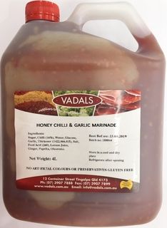 MARINADE HON/CHILLI/GARLIC VAD 4L/5.83KG