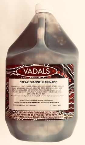 MARINADE STEAK DIANNE VADALS 4L