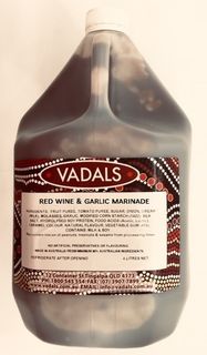 MARINADE RED WINE & GARLIC VADALS4L/4.7K