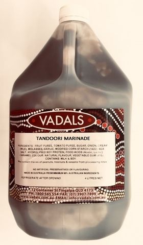MARINADE TANDOORI VADALS 4L