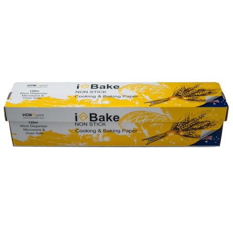 I-BAKE IKON BAKING PAPER 40cmX120m 4 ROL