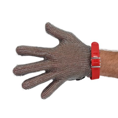 MESH GLOVE RED MEDIUM NIROFLEX (#3)