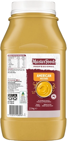 SAUCE AMER. MUSTARD M/FOODS 2.5KG